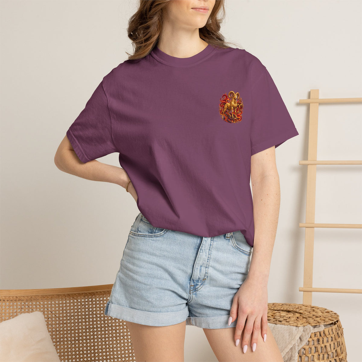 Aries Zodiac T-Shirt — Fiery Ram Astrology Tee