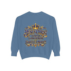 Religious Sweatshirt — “Jesus Christ Today, Tomorrow and Forever More” Crown Graphic