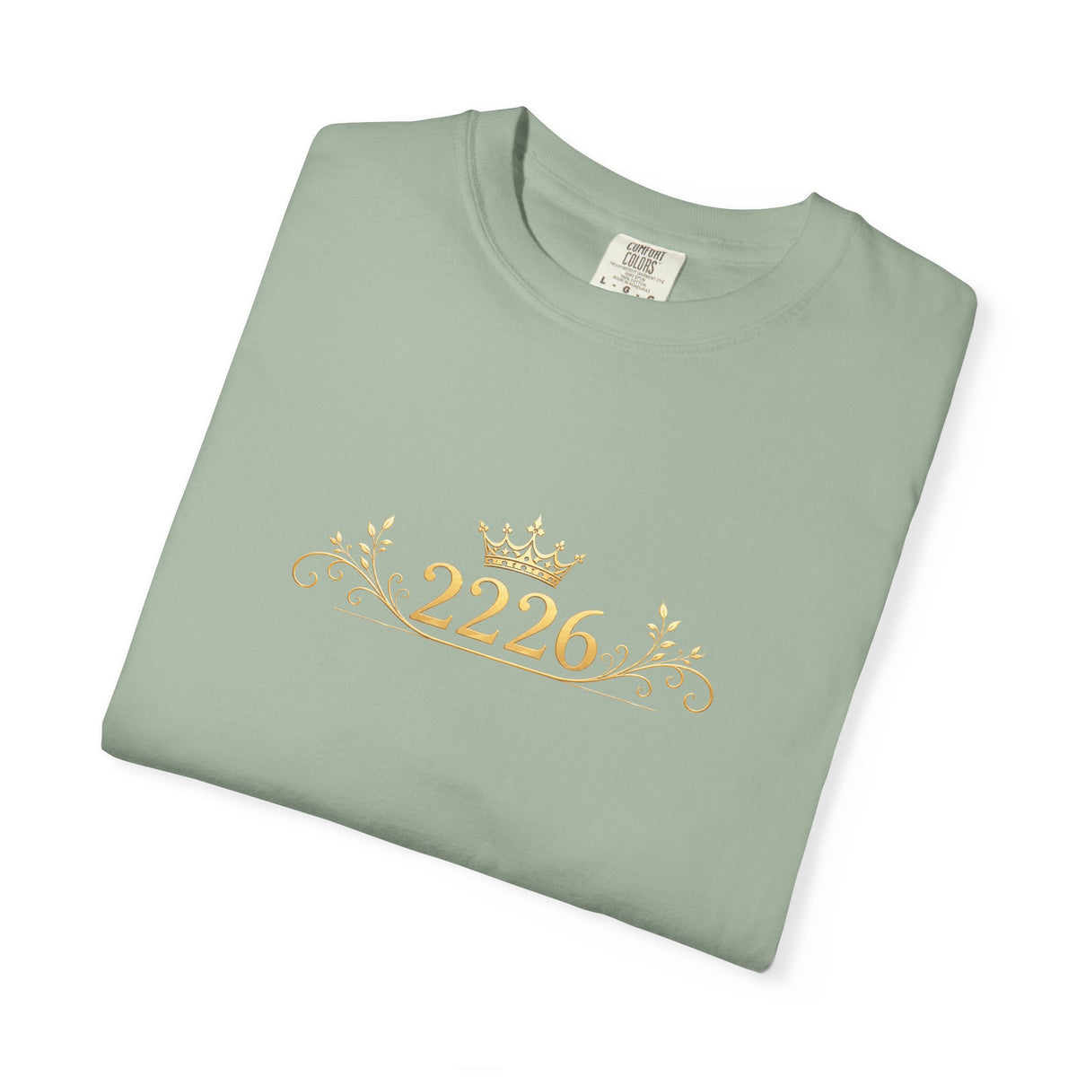 Royal Crest 2226 T-Shirt — Gold Crown Emblem Tee