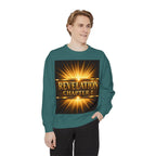 Revelation Chapter 1 Sweatshirt — Golden Christ Return Religious Crewneck
