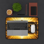 The Kings of the Earth Desk Mat — Gold Regal Gaming Mouse Pad