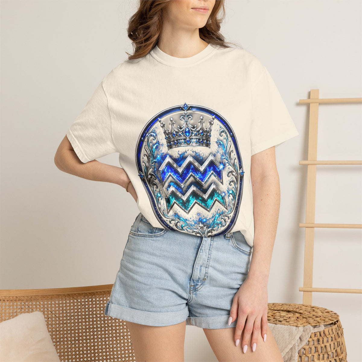 Aquarius Zodiac T-Shirt – Mystical Water Bearer Astrology Tee