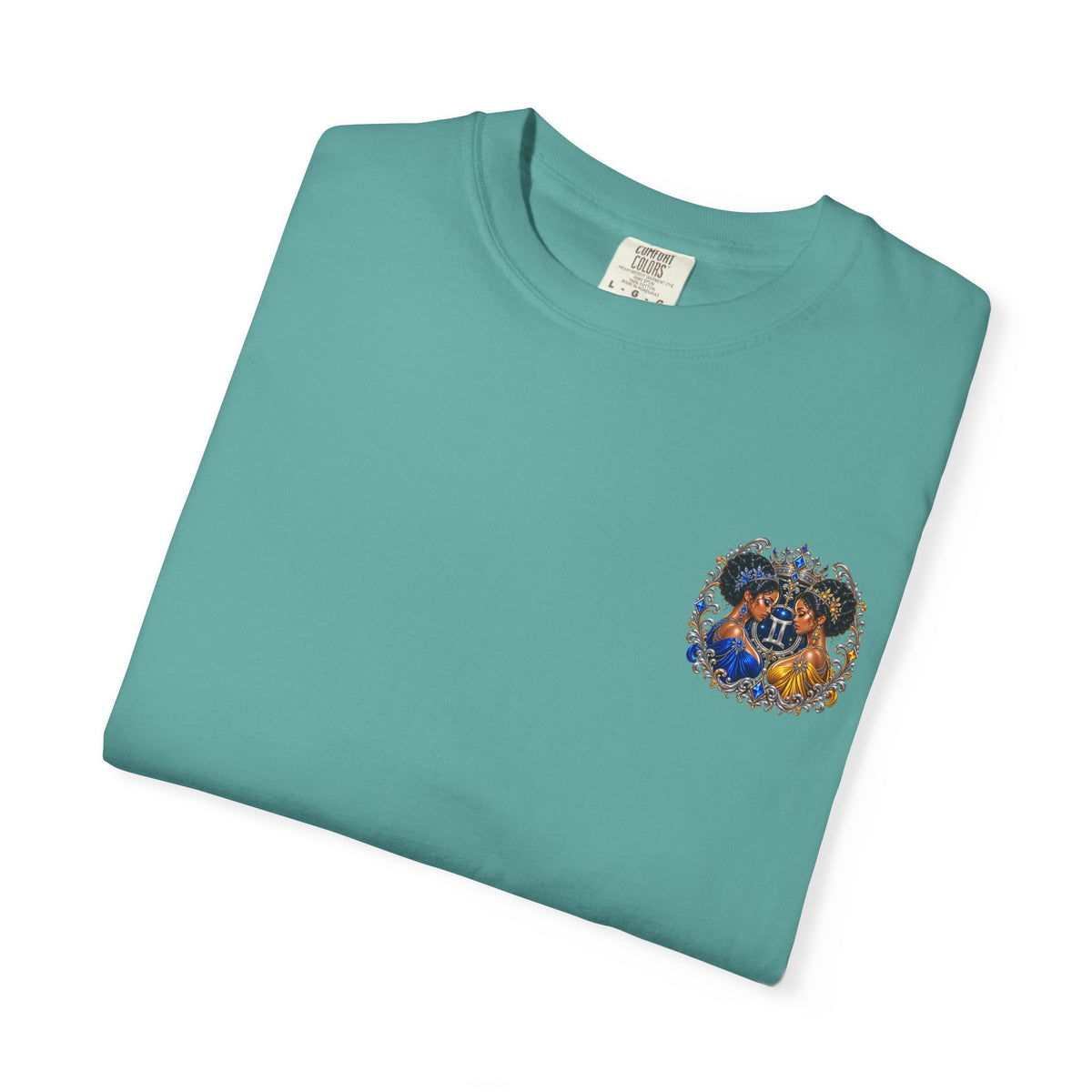 Gemini Zodiac T-Shirt — Twin Goddesses Astrology Graphic Tee