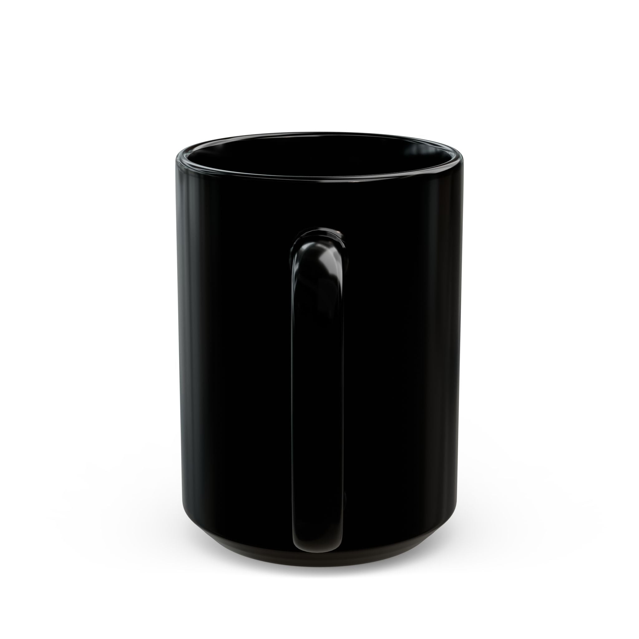 Royal 2226 Black Coffee Mug — Gold Crown Accent (11oz & 15oz)