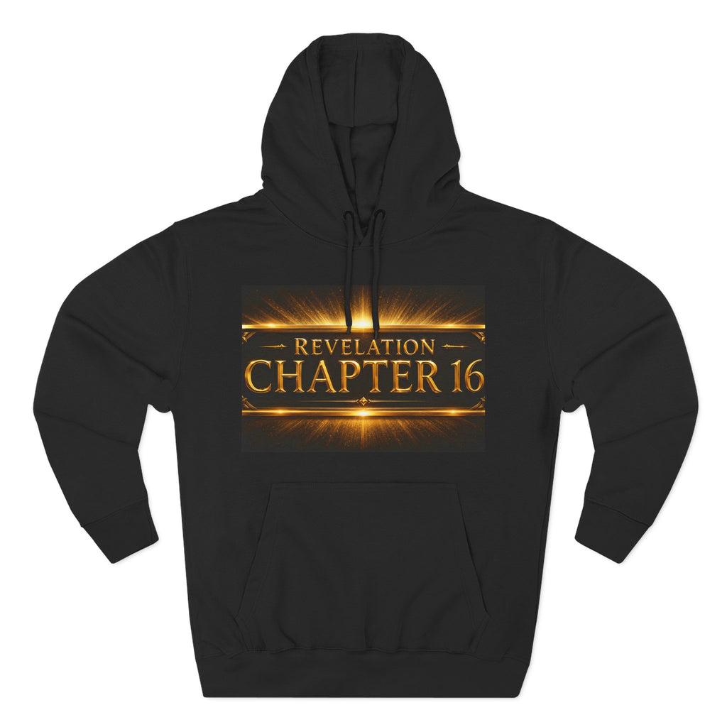Revelation Chapter 16 'Judgment Begins' Graphic Hoodie — Apocalyptic Angel Faith Pullover