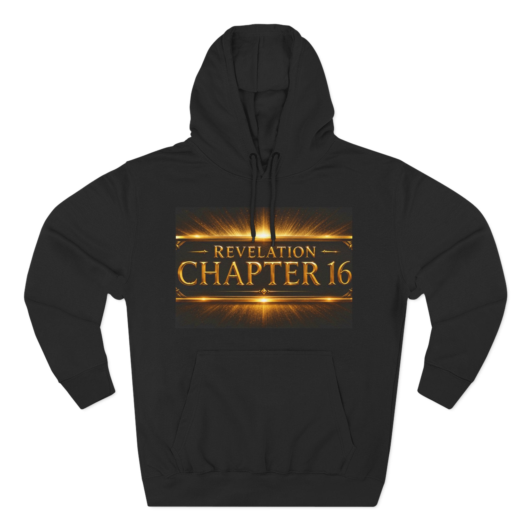 Revelation Chapter 16 'Judgment Begins' Graphic Hoodie — Apocalyptic Angel Faith Pullover