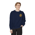 Built Right Sweatshirt — "Built Right: Beautiful. Brilliant." Gold Script Crewneck