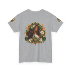 Virgo Zodiac Tee — Elegant Floral Virgo Astrology T-Shirt