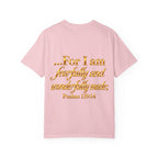 I Am God’s Masterpiece T-Shirt — Inspirational Christian Scripture Tee (Psalms 139:14)