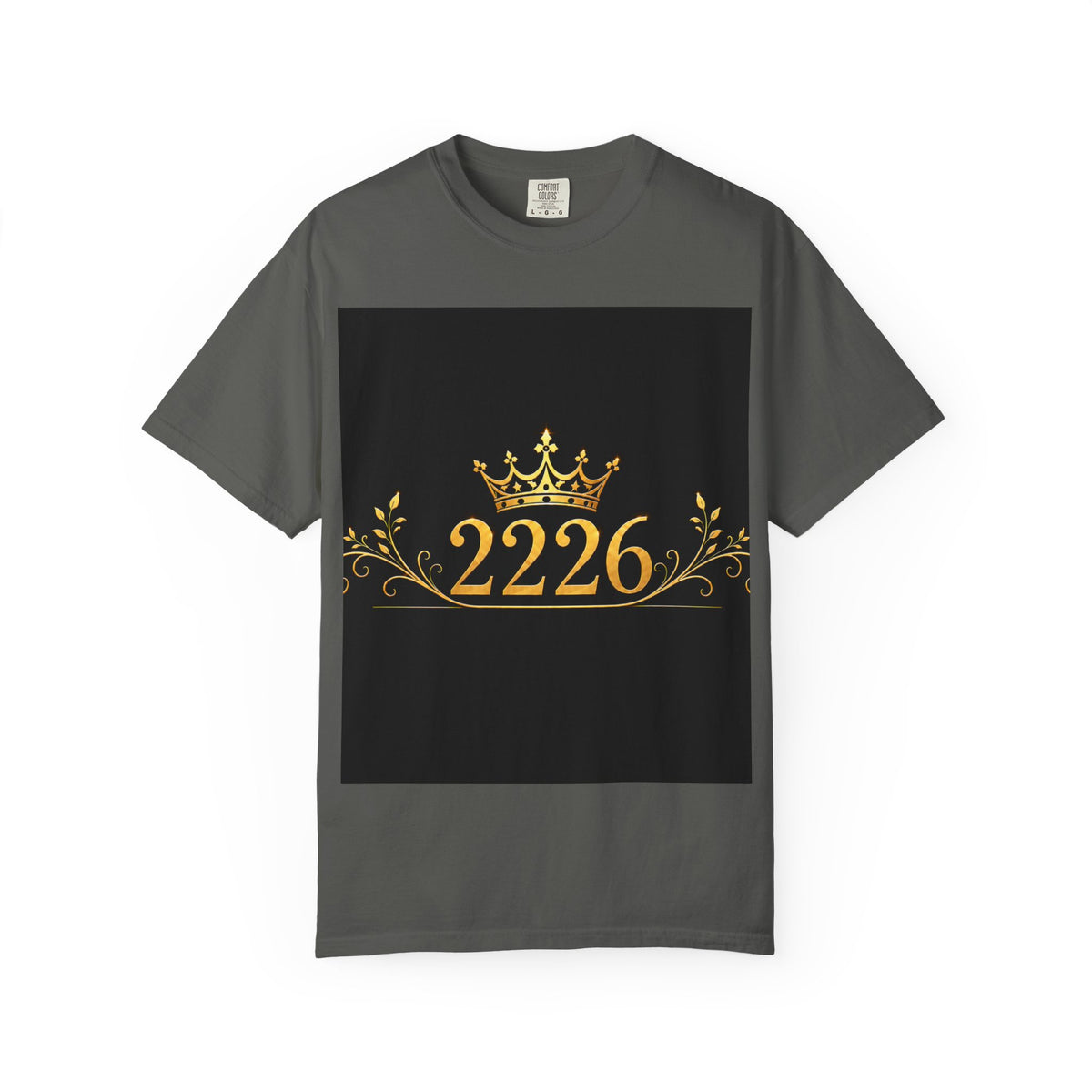 Lion Crest T-Shirt — Golden Crown 2226 Design