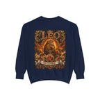 Leo Zodiac Lion Sweatshirt — Regal Astrology Graphic Crewneck