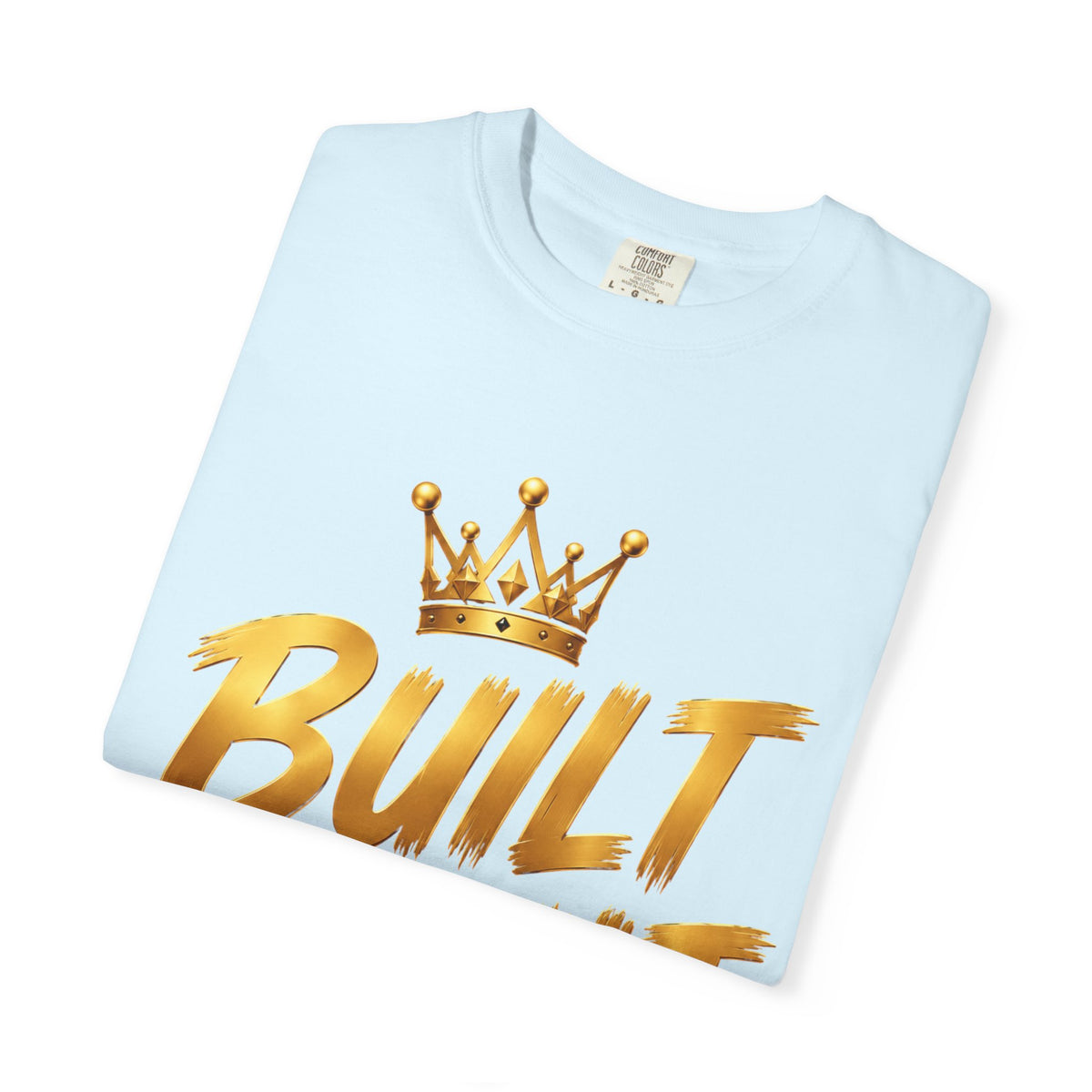 Built Right T-Shirt — Christian Faith Floral Cross Tee (She Is Built Different)