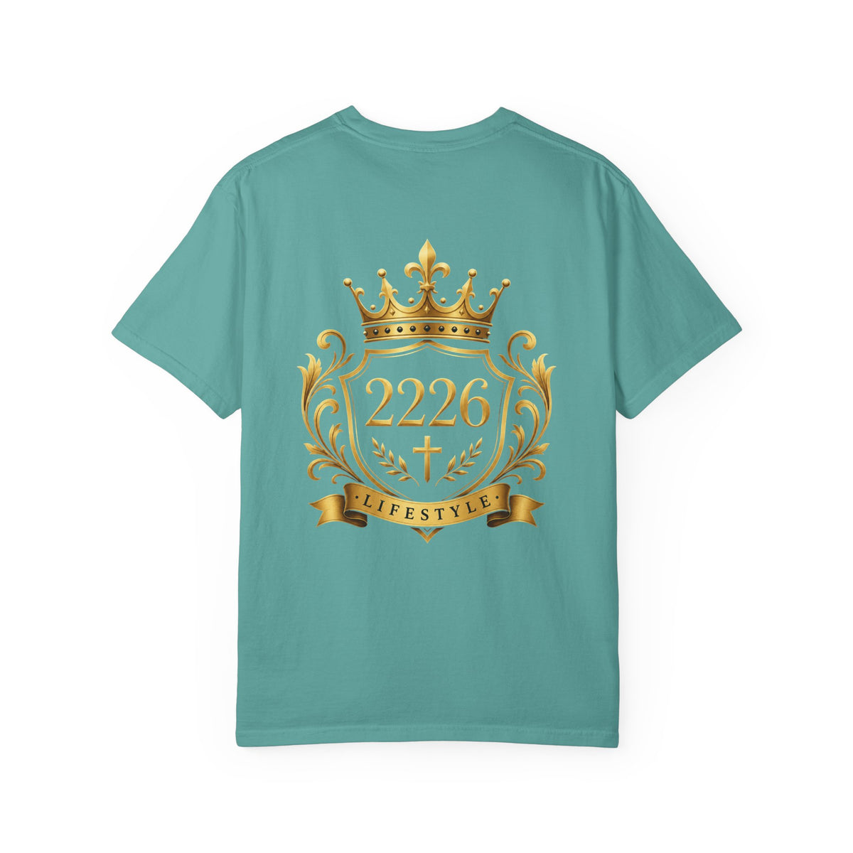 Royal Crest 2226 T-Shirt — Gold Crown Emblem Tee