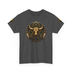 Taurus Zodiac T‑Shirt — Bull Astrology Graphic Tee (Taurus Symbol & Moon Design)