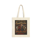 Spooktacular Revelation Halloween Tote Bag – Vintage Spooky Poster Canvas Tote