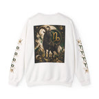 Capricorn Zodiac Crewneck Sweatshirt — Goat Astrology Graphic Pullover