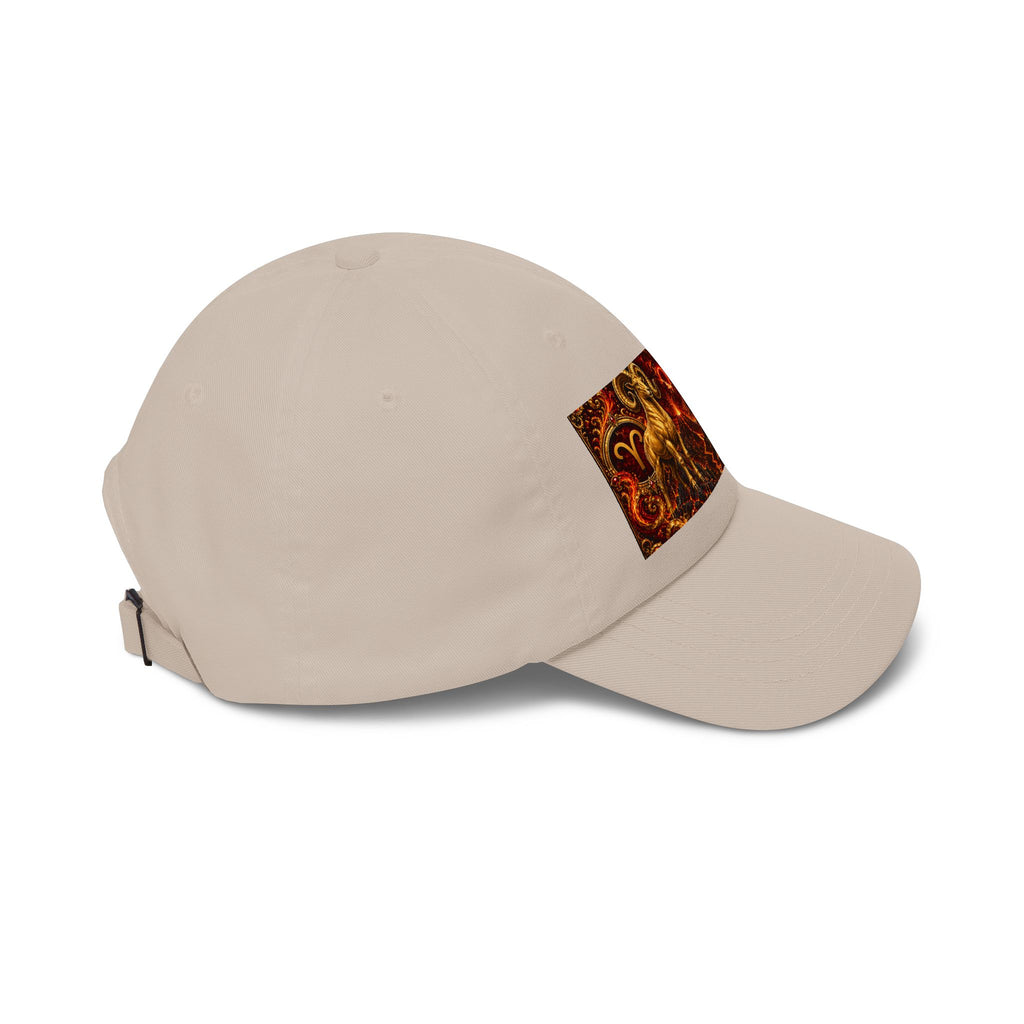 Aries Zodiac Dad Cap — Classic Astrological Ram Baseball Hat