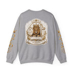 Lion & Cross Crewneck Sweatshirt — 2226 Psalm Christian Faith Pullover