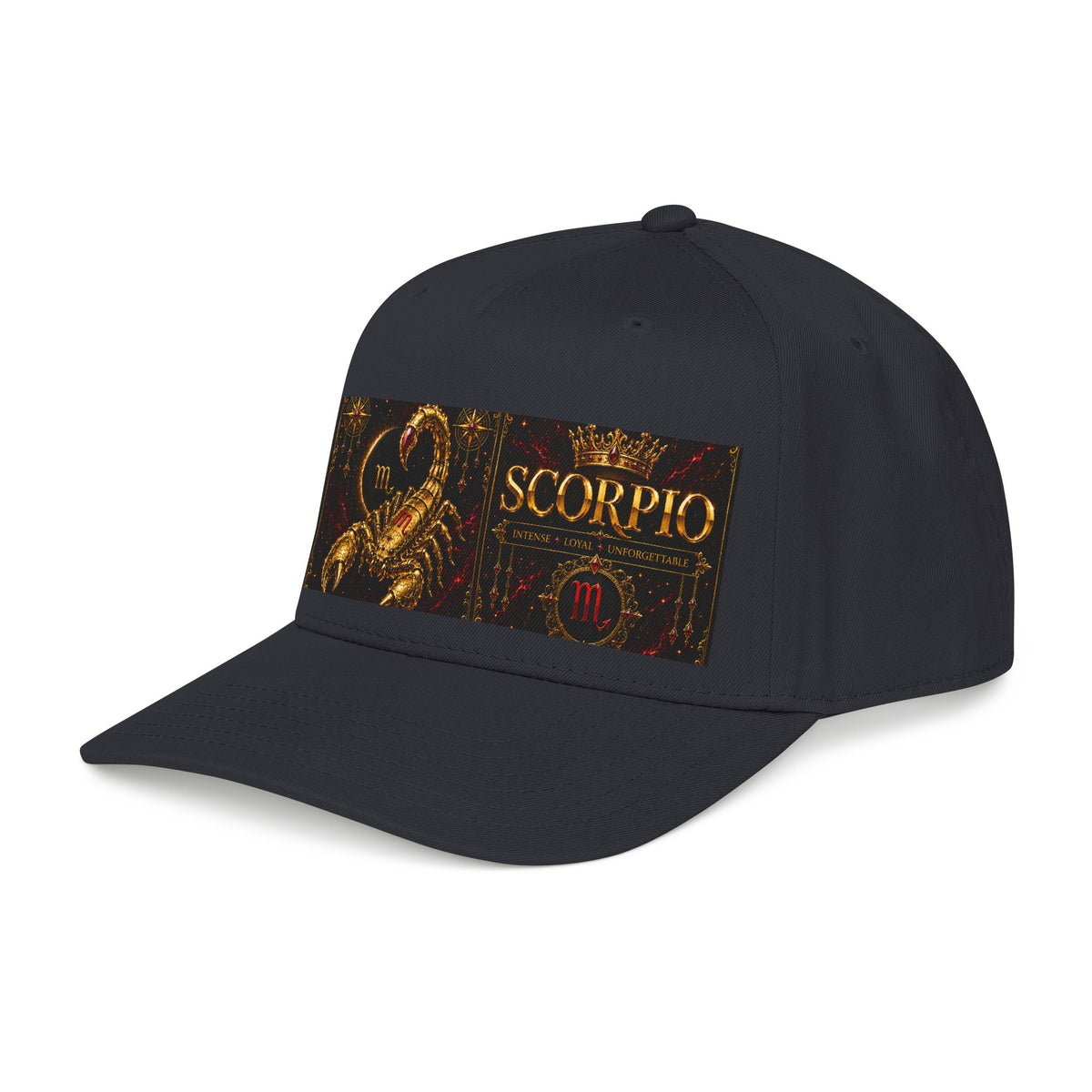 Scorpio Zodiac Baseball Cap — Golden Scorpion Astrology Hat