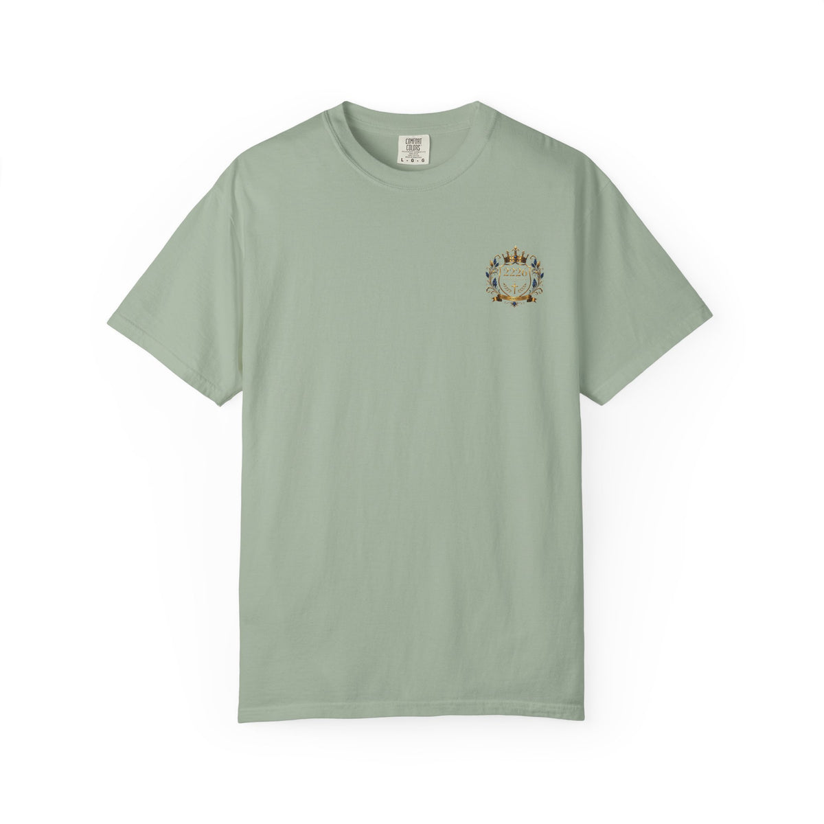 2226 Lifestyle Crest T-Shirt — Royal Crown Faith Emblem