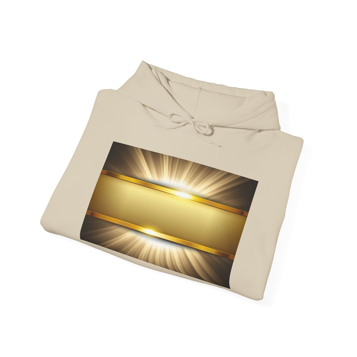 The Kings of the Earth Hoodie – Gold Radiant Crown Sweatshirt (2/6 Sleeve Design)