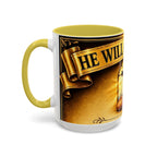 Religious Communion Mug — 'I Will Carry You' Coffee Cup (11oz/15oz)