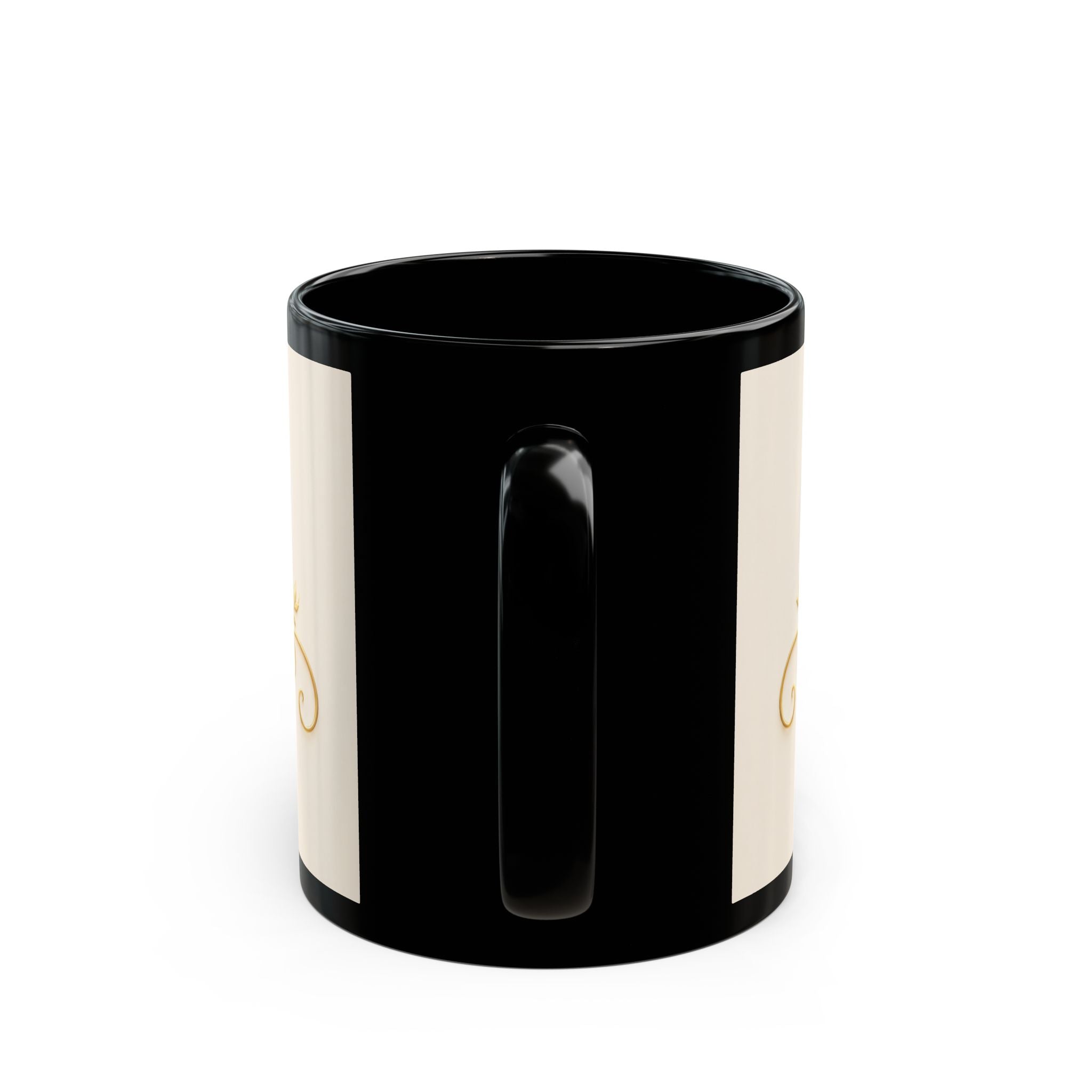 Gold Crown 2226 Black Coffee Mug – Elegant Anniversary or Birthday Gift