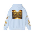 Harvest of the Earth Hoodie — Gold Crest Back Print with 2•26 Sleeve Design