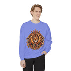 Leo Zodiac Lion Sweatshirt — Regal Astrology Graphic Crewneck