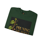 Pruning Hurts Crewneck Sweatshirt — Christian Encouragement Graphic