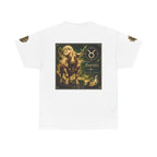 Taurus Zodiac T‑Shirt — Bull Astrology Graphic Tee (Taurus Symbol & Moon Design)