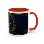 Accent Coffee Mug — '2226 Lifestyle' Gold Crown Decorative Coffee Mug