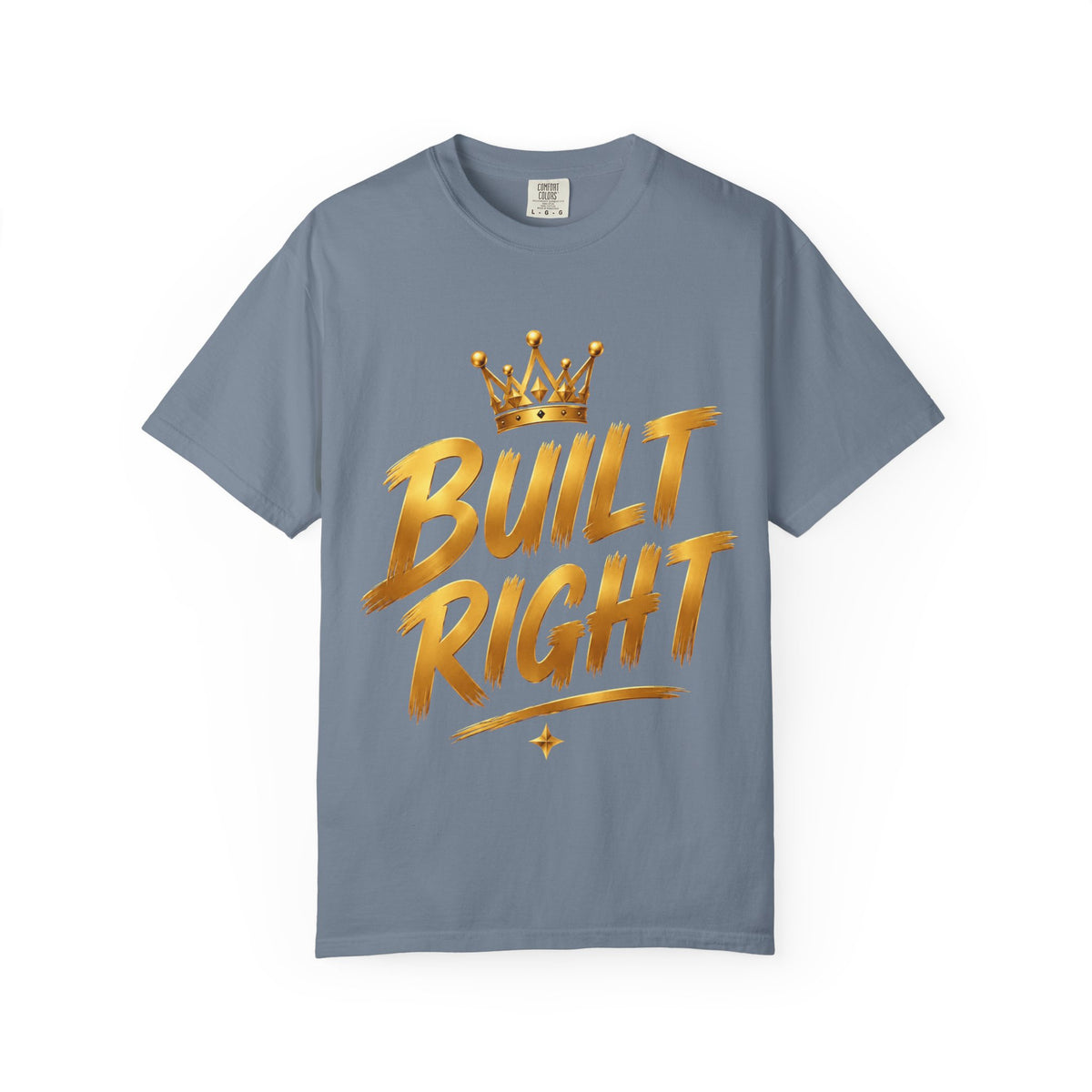 Built Right T-Shirt — Christian Faith Floral Cross Tee (She Is Built Different)