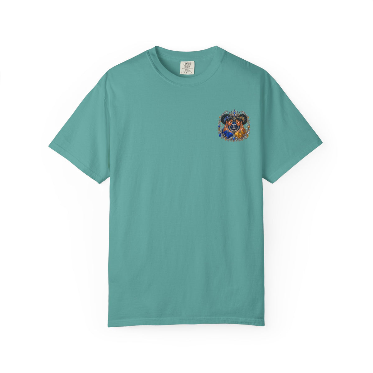 Gemini Zodiac T-Shirt — Twin Goddesses Astrology Graphic Tee