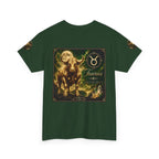 Taurus Zodiac T‑Shirt — Bull Astrology Graphic Tee (Taurus Symbol & Moon Design)