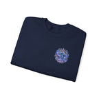 Pisces Shark Zodiac Crewneck Sweatshirt — Mystical Ocean Astrology Pullover