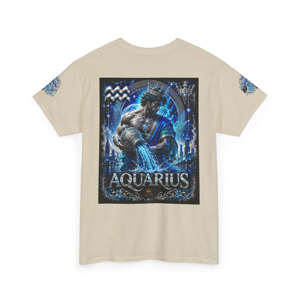 Aquarius Zodiac T-Shirt — Water Bearer Astrology Tee