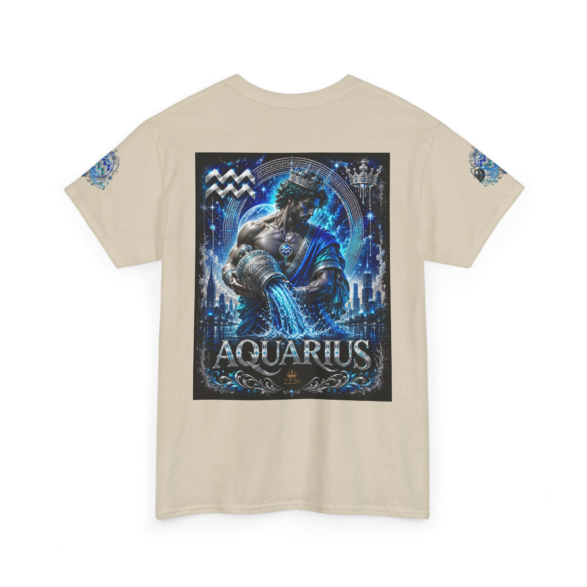 Aquarius Zodiac T-Shirt — Water Bearer Astrology Tee