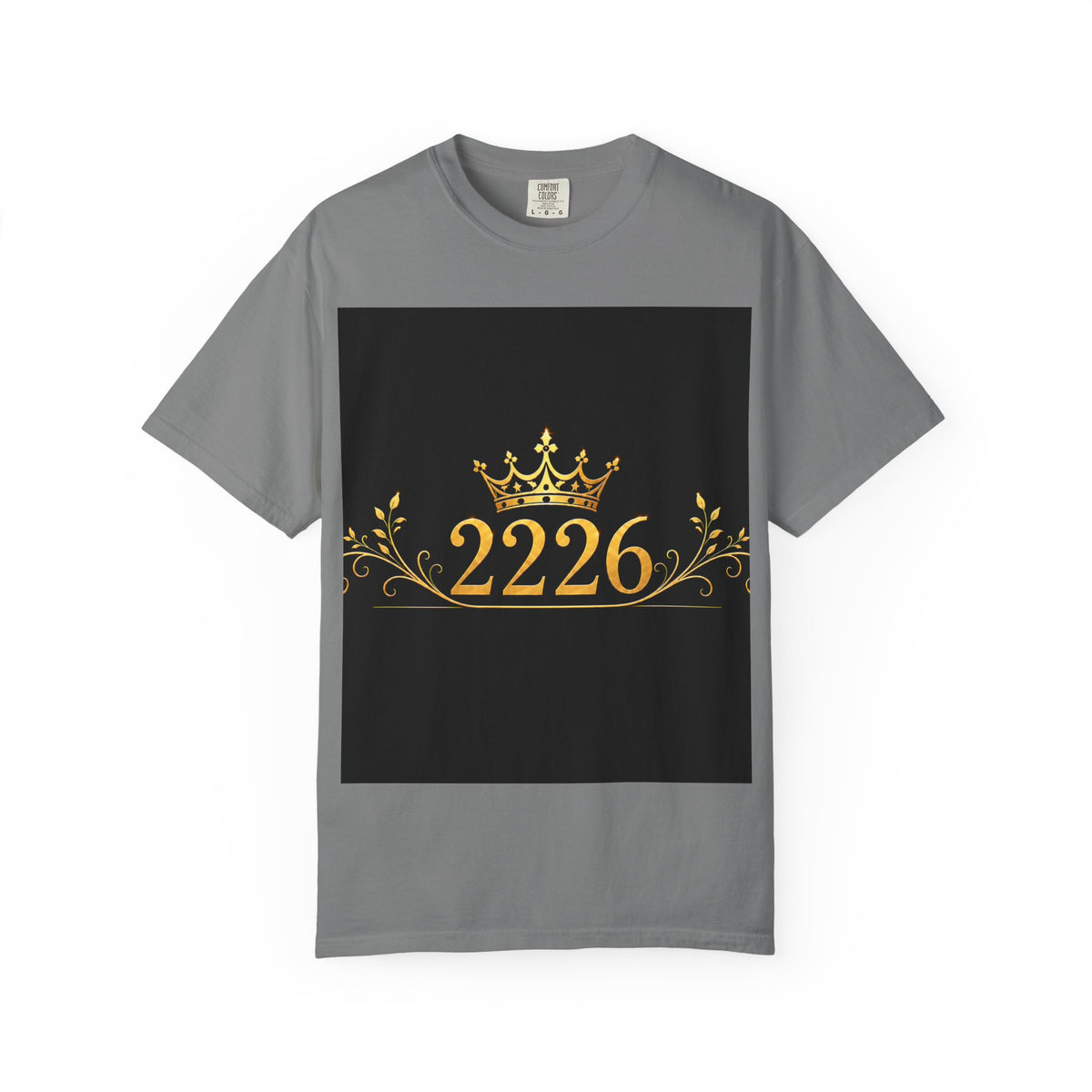 Lion Crest T-Shirt — Golden Crown 2226 Design