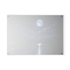 Glass Cutting Board — Moonlit Lake Night Scene