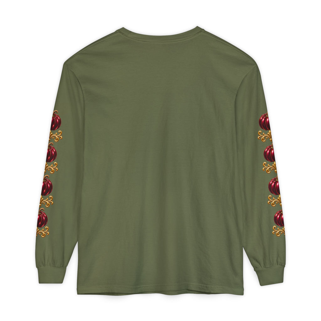 Pumpkin Sleeve Long Sleeve Tee
