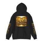 Religious Hoodie - "The Lamb on Mount Zion" Gold Graphic Sweatshirt