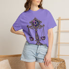 Libra Zodiac Scales T-Shirt — Astrological Balance Graphic Tee
