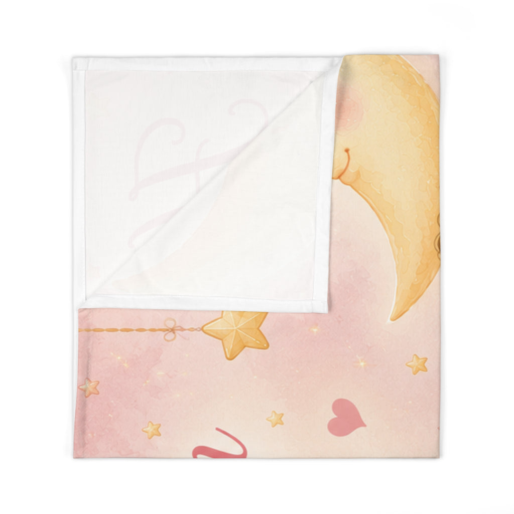 Infant & Toddler Blanket — "Heaven Has to Be Perfect Because You Are" Pink Sleeping Baby Swaddle