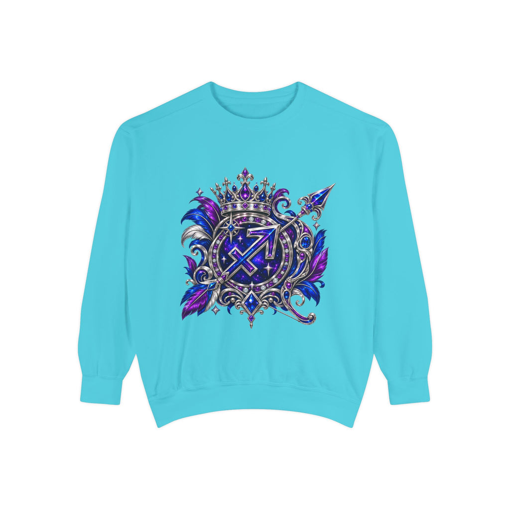 Sagittarius Zodiac Sweatshirt — Celestial Archer Graphic Pullover