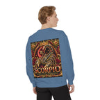 Scorpio Zodiac Sweatshirt — Regal Gold Scorpion Astrological Crewneck