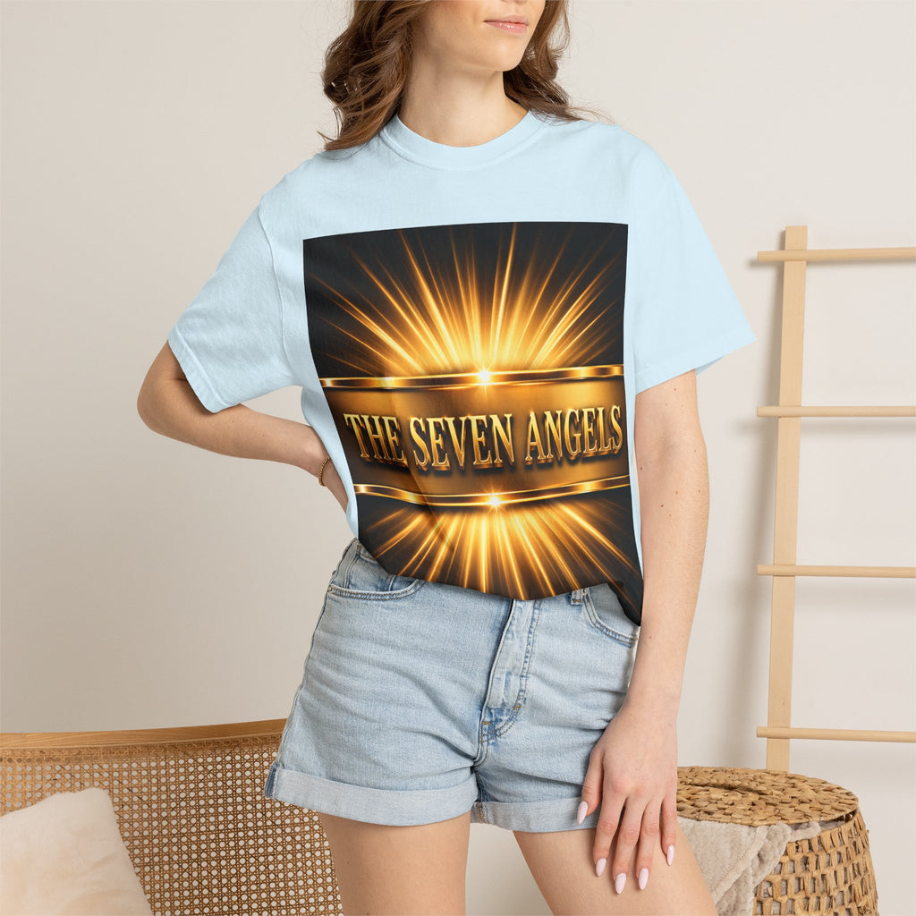 Seven Angels Graphic T-Shirt — "The Seven Angels" Religious Illustration Tee