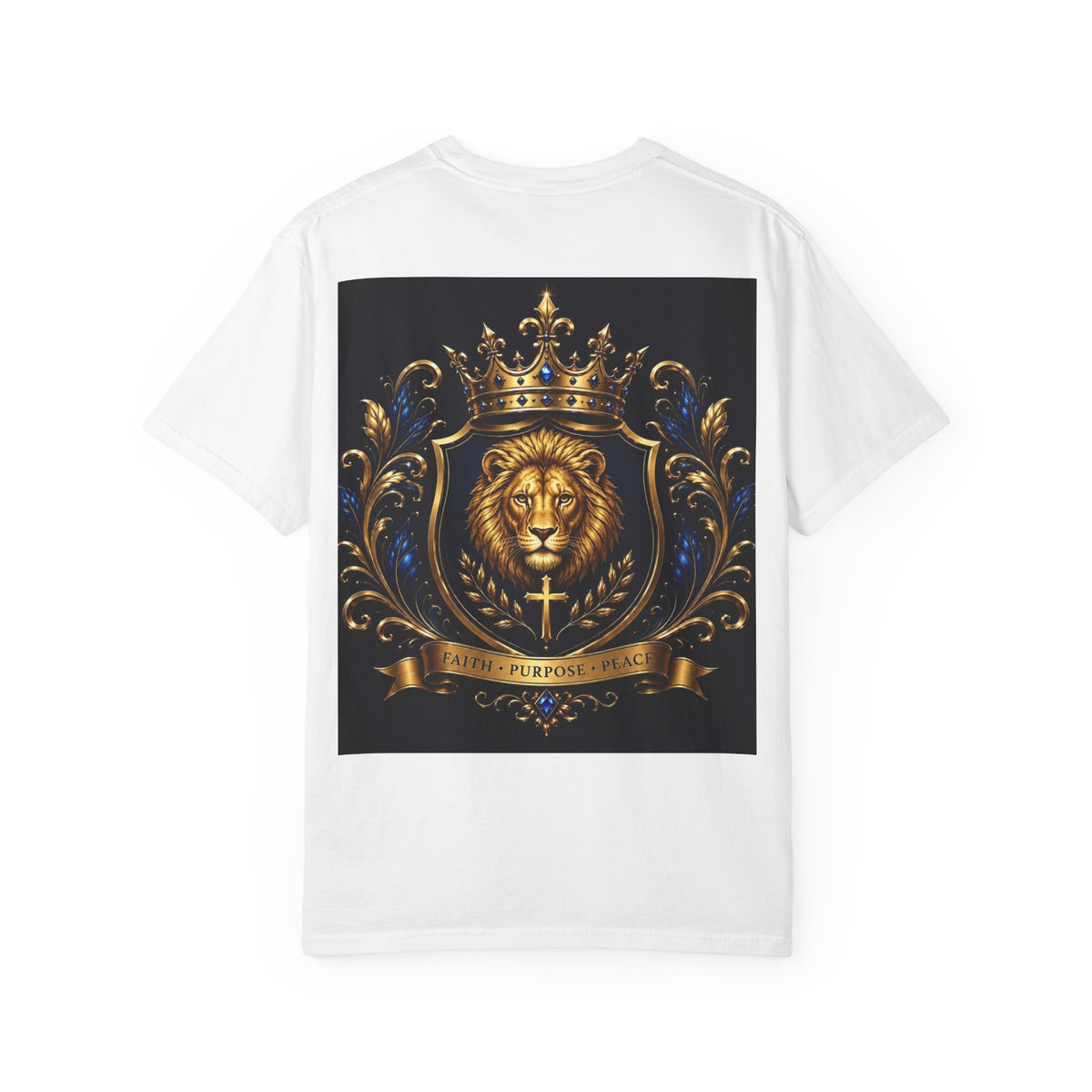 Lion Crest T-Shirt — Golden Crown 2226 Design