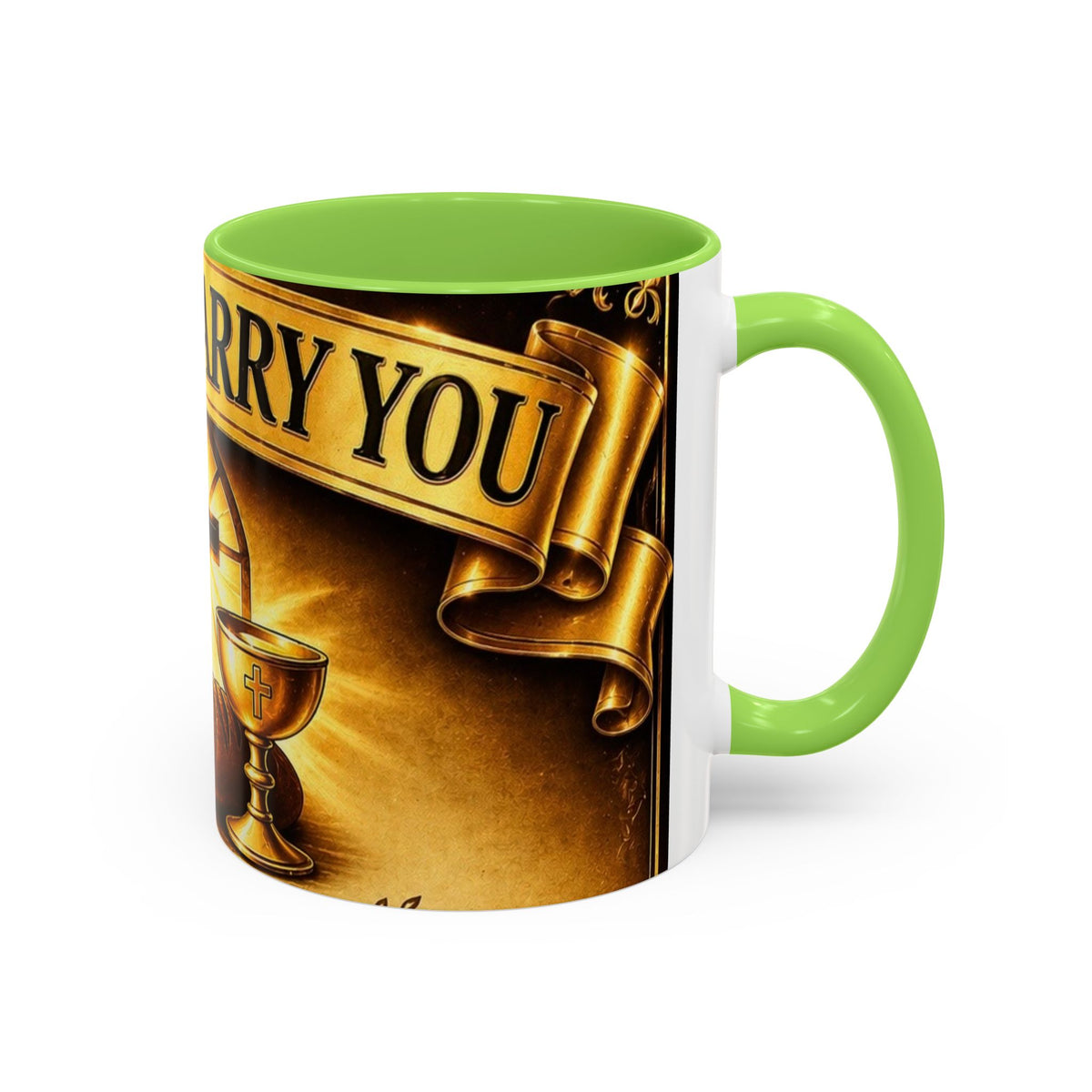 Religious Communion Mug — 'I Will Carry You' Coffee Cup (11oz/15oz)
