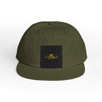Surf Cap - Minimal Gold Wave Embroidered Patch Hat
